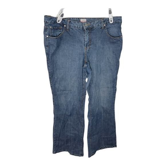 No Boundaries Juniors 21 Bootcut Denim Jeans Cotton Blend 39x30.5 90's 00's - Picture 3 of 7